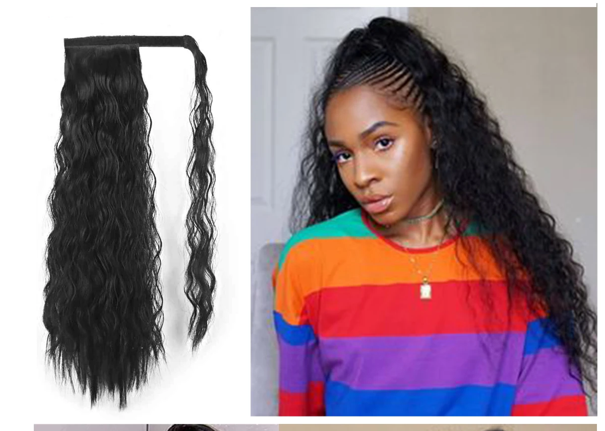 Synthetic Wavy Ponytail Extension